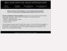 Tablet Screenshot of fischfoundation.org